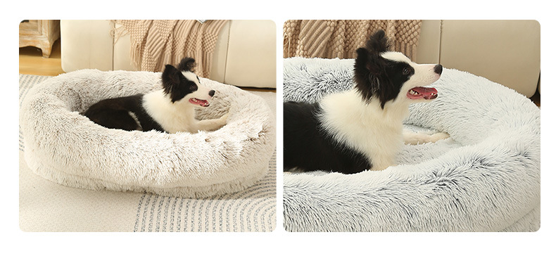 Long Plush Pet Bed Mat for Dogs & Cats – Warm, Washable, Non-Slip Winter Comfort