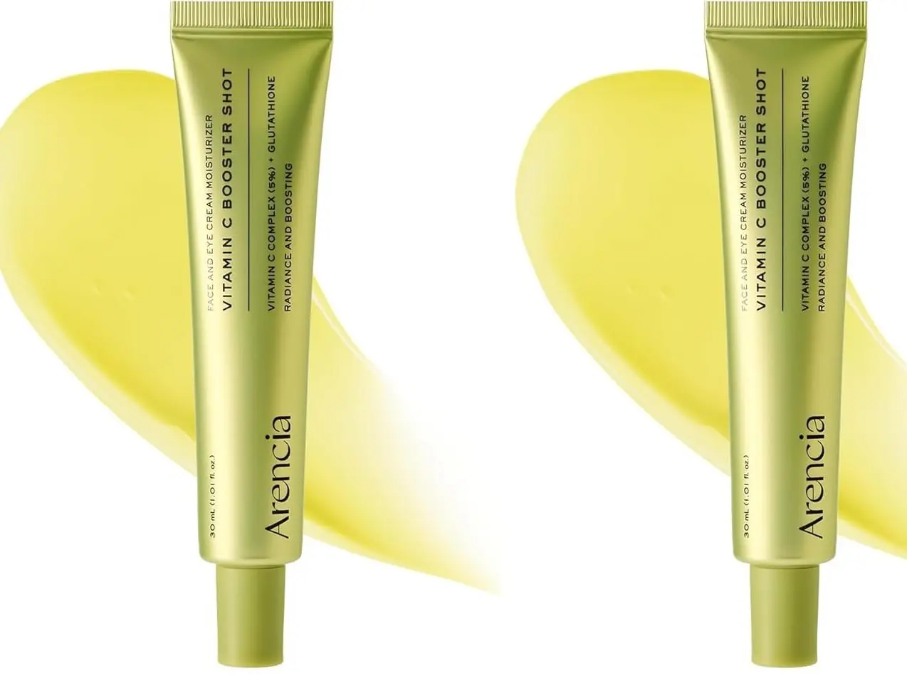 2PCS Arencia Vitamin C Booster Shot Serum with Glutathione, Niacinamide and Vitamin E for Dark Spot Care