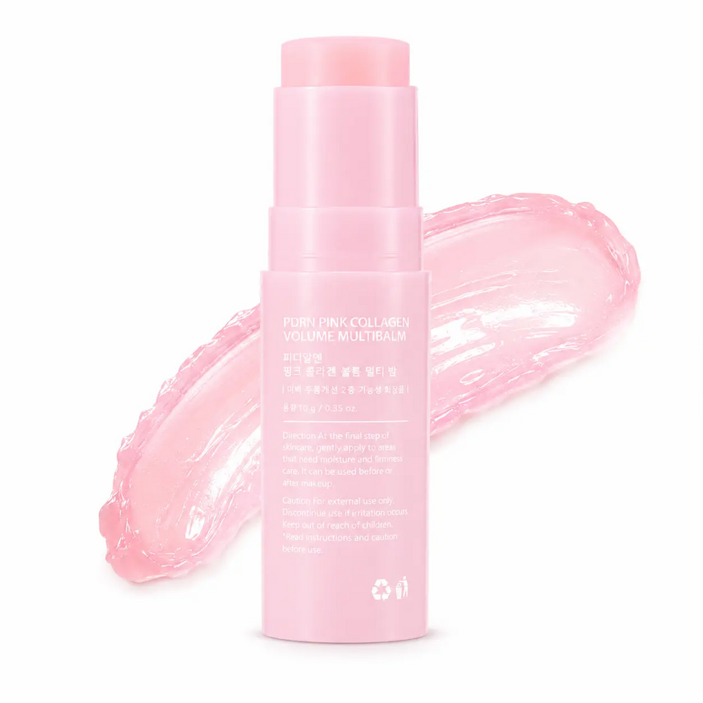 Pink Collagen Volume Multi Balm | All In One Volufiline, Helping Look of Fine Lines, Firming Care, Anti-Aging Care | For Under-Eyes, Neck