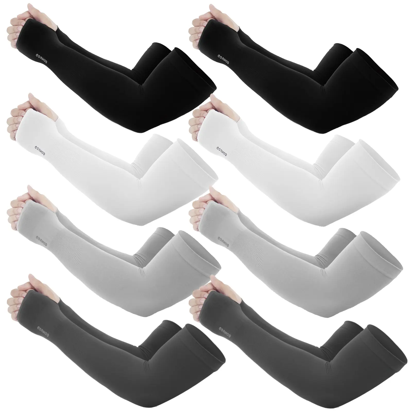UPF 50+ Sun Protection Arm Sleeves with Thumb & Watch Hole | Men & Women