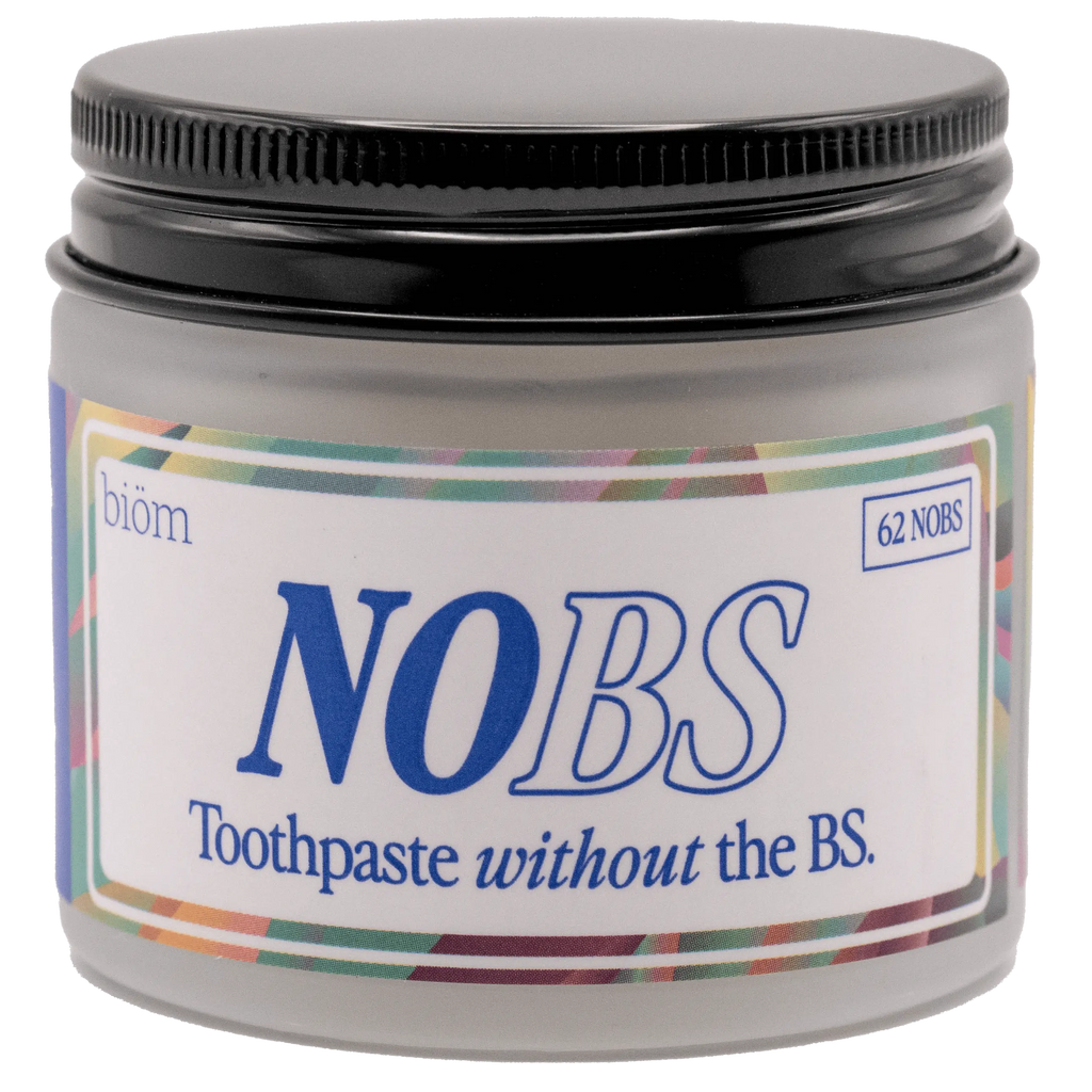 NOBS Toothpaste Tablets – Nano Hydroxyapatite | Fluoride-Free, Plastic-Free & Travel-Ready
