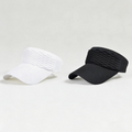 Women's High Ponytail Sun Visor Hat (2-Pack) – UV Protection, Breathable Open-Top Cap for Running, Hiking & Beach