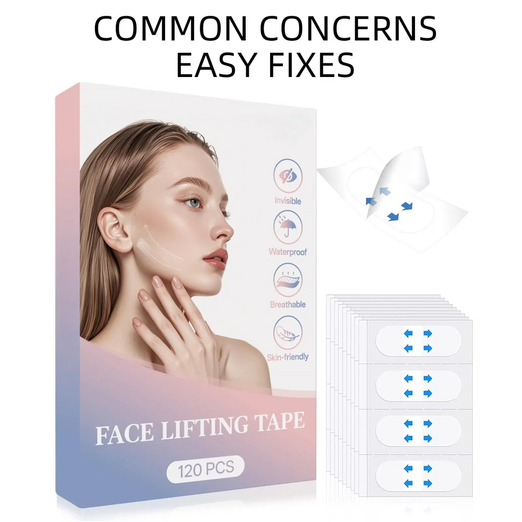 Face Lifting Tape - 120 PCS Ultra-thin Invisible Facial Patches