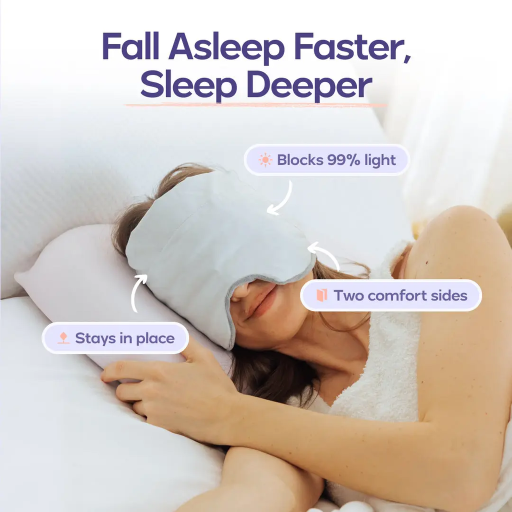 Weighted Eye Mask – Strapless 360° Blackout Sleep Mask
