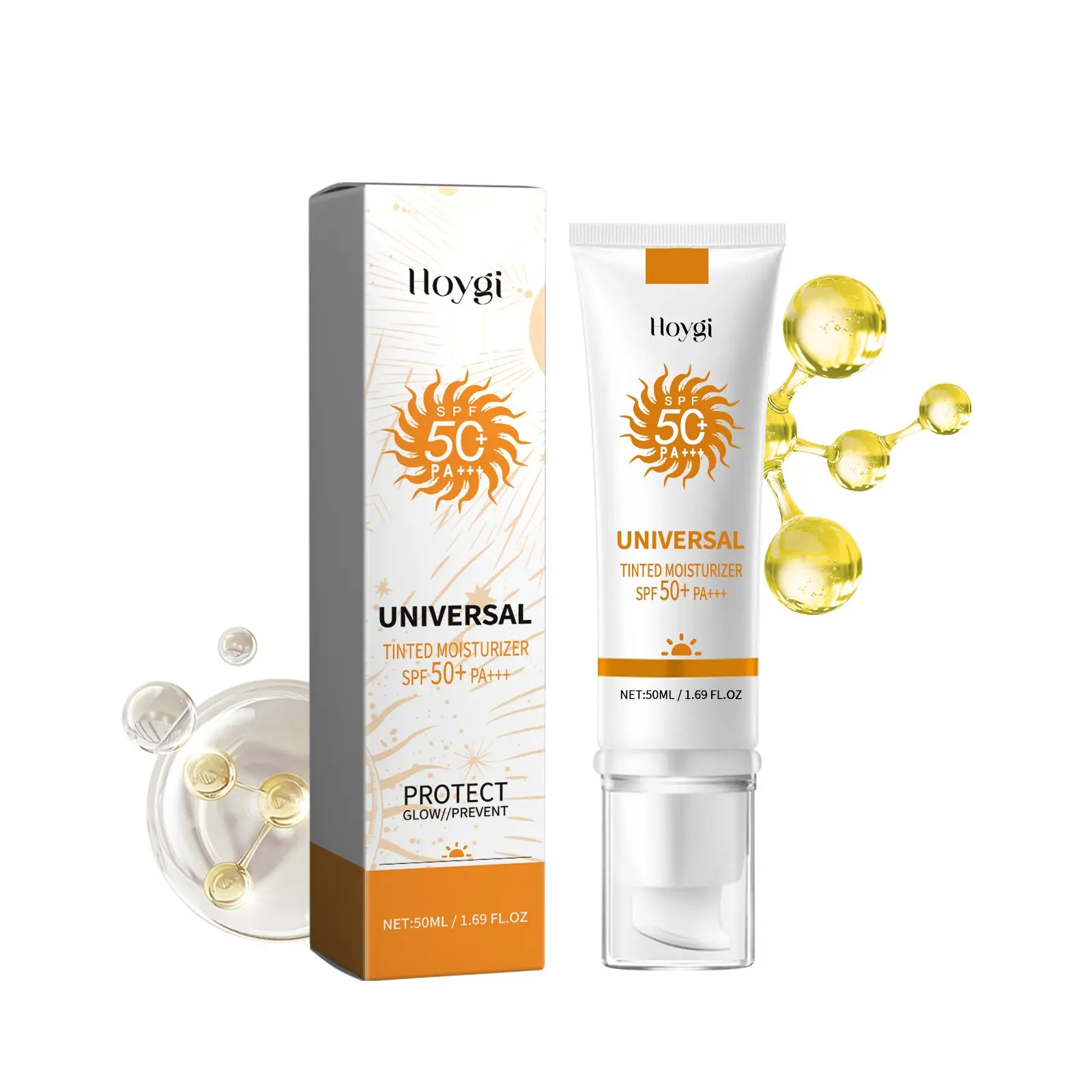 Sunscreen to prevent sunburn and tanning, Universal Tinted Face  Moisturizer Sunscreen