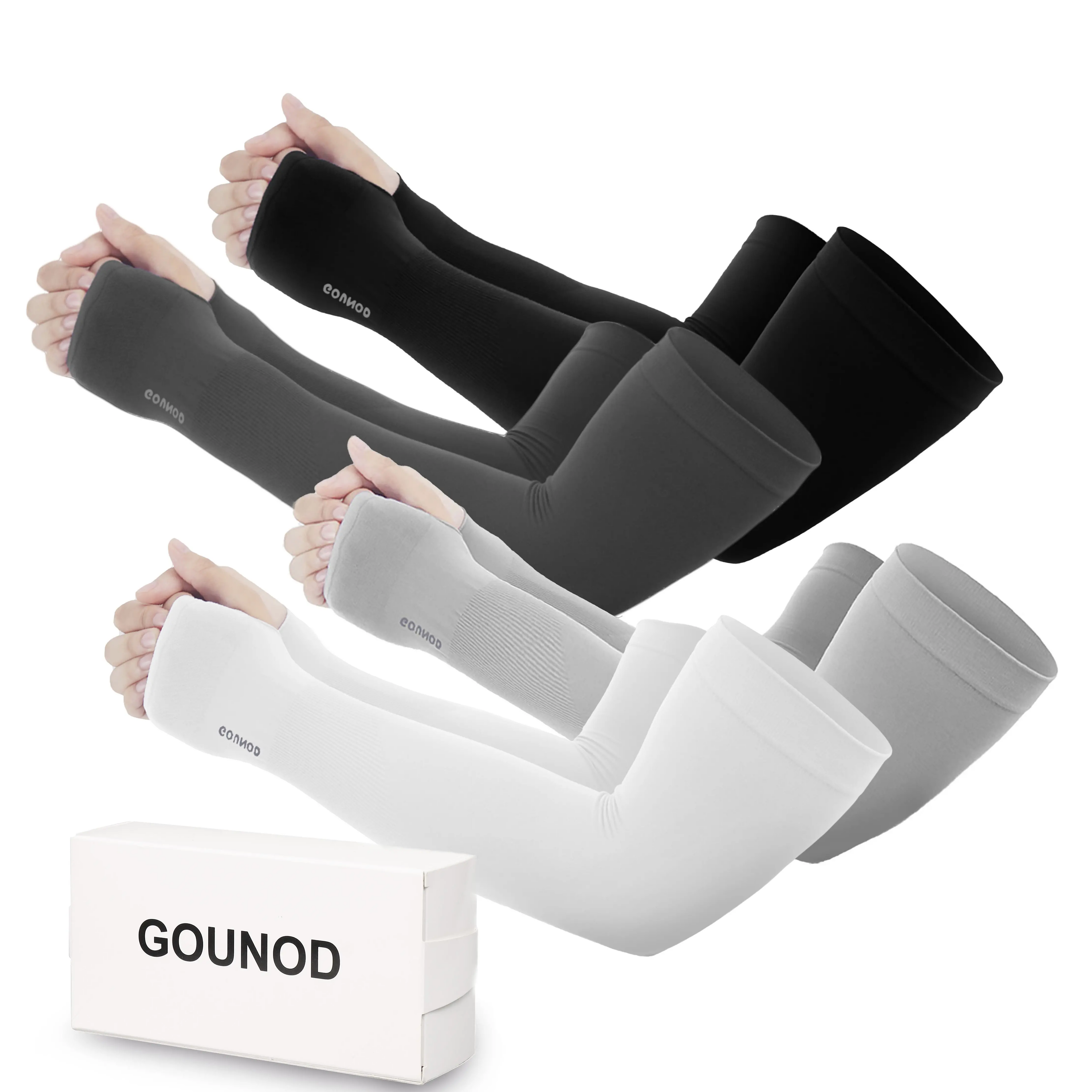 UPF 50+ Sun Protection Arm Sleeves with Thumb & Watch Hole | Men & Women
