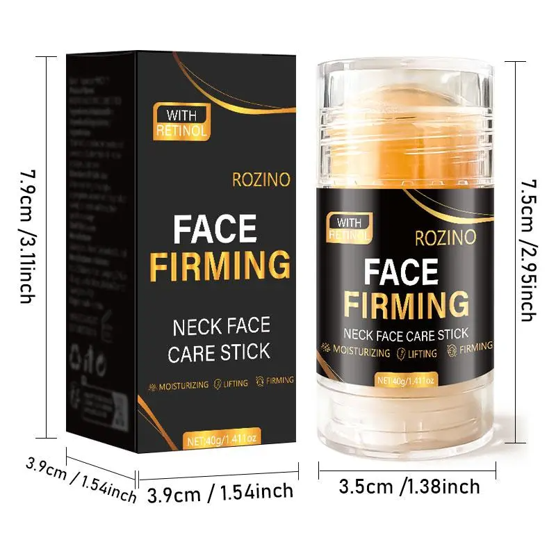 Retinol Firming Facial Moisturizer Care Stick, 40 g / 1.41 oz, Lifts & Reduces Wrinkles on the Face & Neck