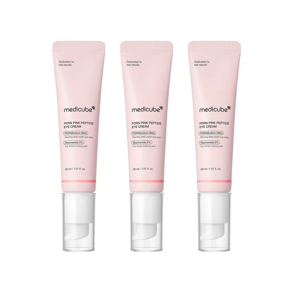Pink Peptide Eye Serum | 99% Salmon DNA 99% Pure Retinol, 5% Niacinamide | Dark Circles, Puffy Eyes, Korean Skincare