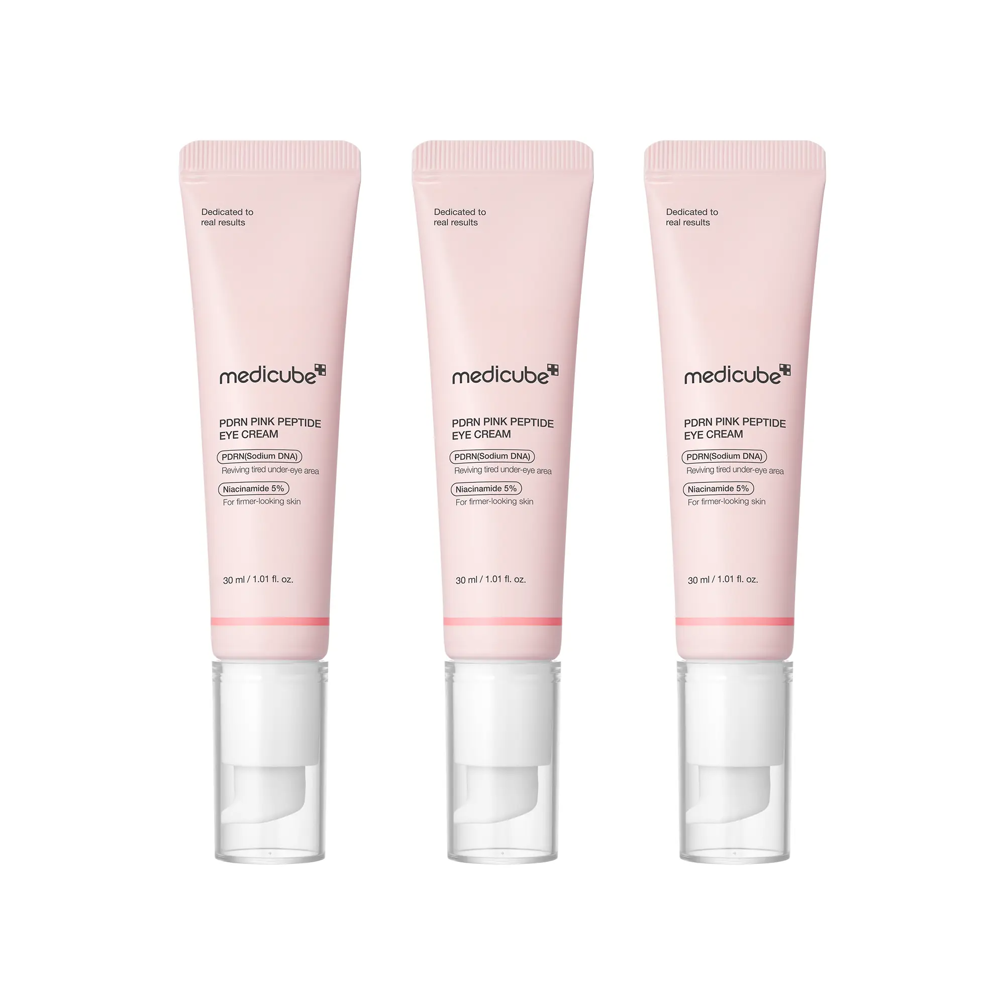 Pink Peptide Eye Serum | 99% Salmon DNA 99% Pure Retinol, 5% Niacinamide | Dark Circles, Puffy Eyes, Korean Skincare