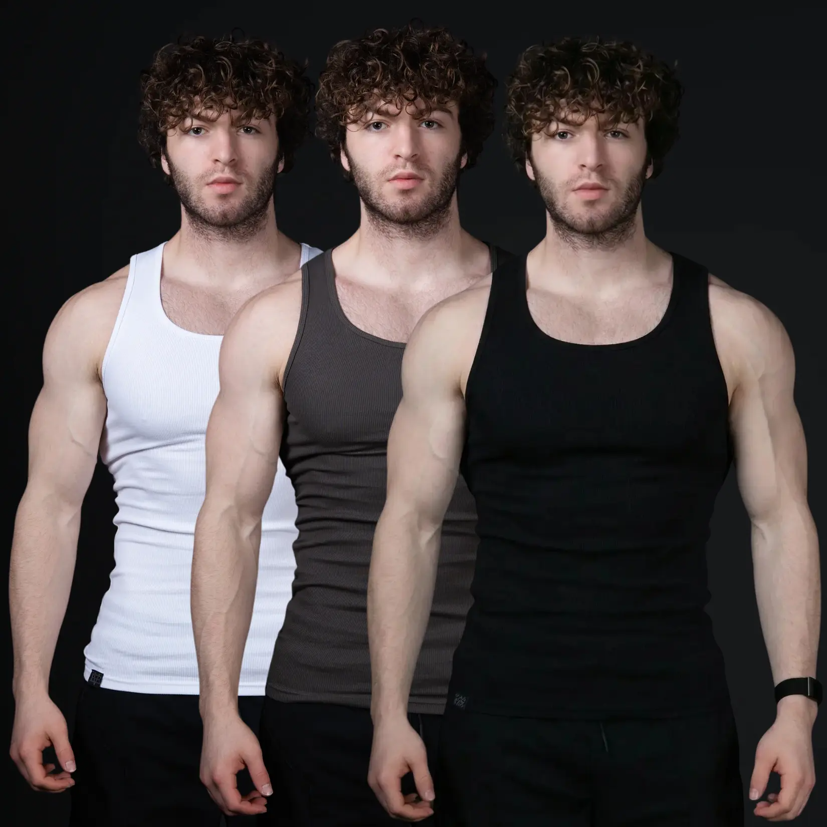 EKKO Lifestyle Beater – Soft 350 GSM Tank Top, True-to-Size Fit | Multi-Pack Options