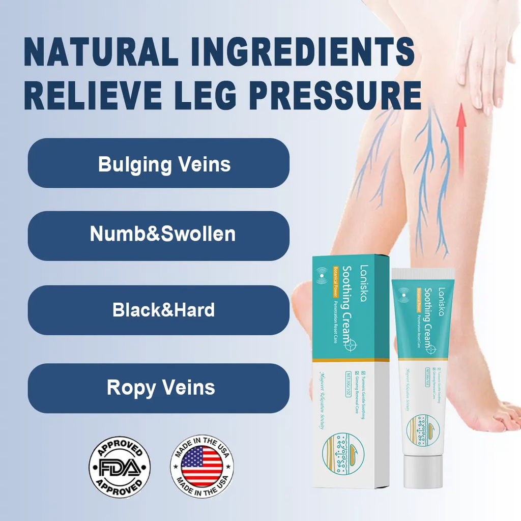 Leg Relief Herbal Cream 30g | Turmeric, Ginseng & Mugwort | Soothing Daily Leg Care | 2/3/5 Pack