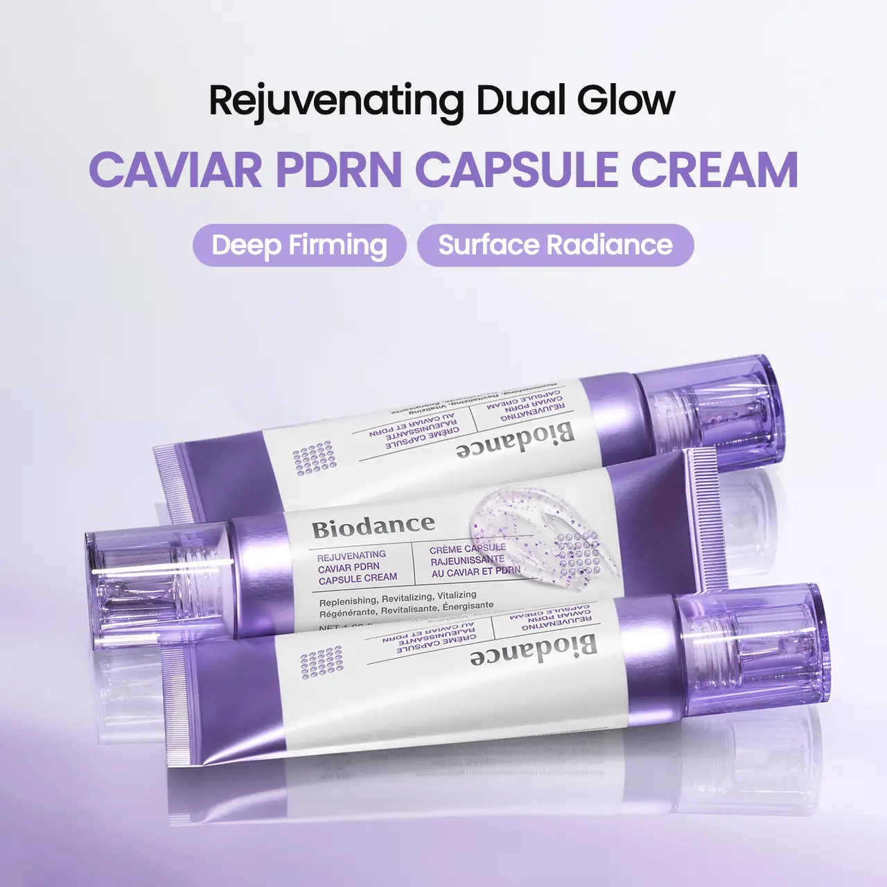 Rejuvenating Caviar  Capsule Cream | Hydrating Face Moisturizer with Caviar Salmon DNA PDRN, Korean Skin Care