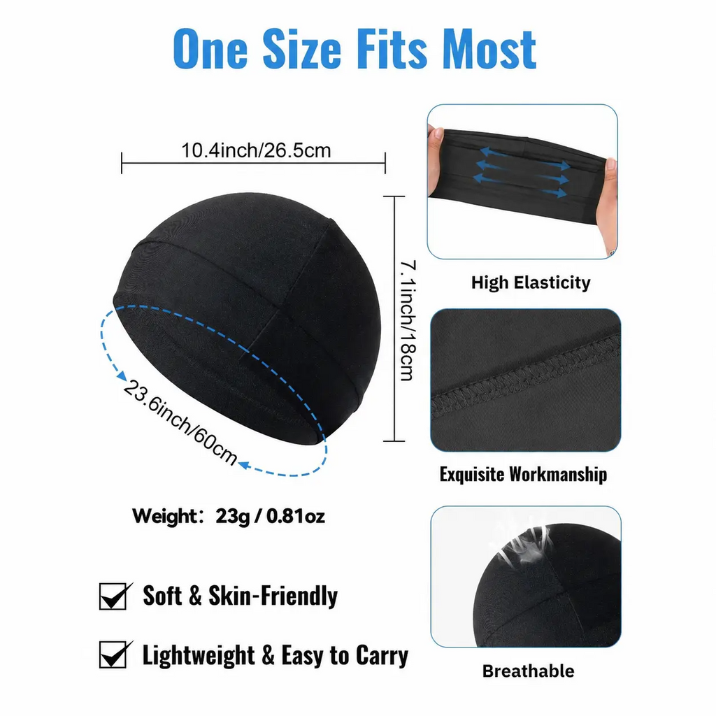 Skull Beanie Hat – Breathable Fitted Cap for Men & Women | Sports, Gym & Everyday Wear