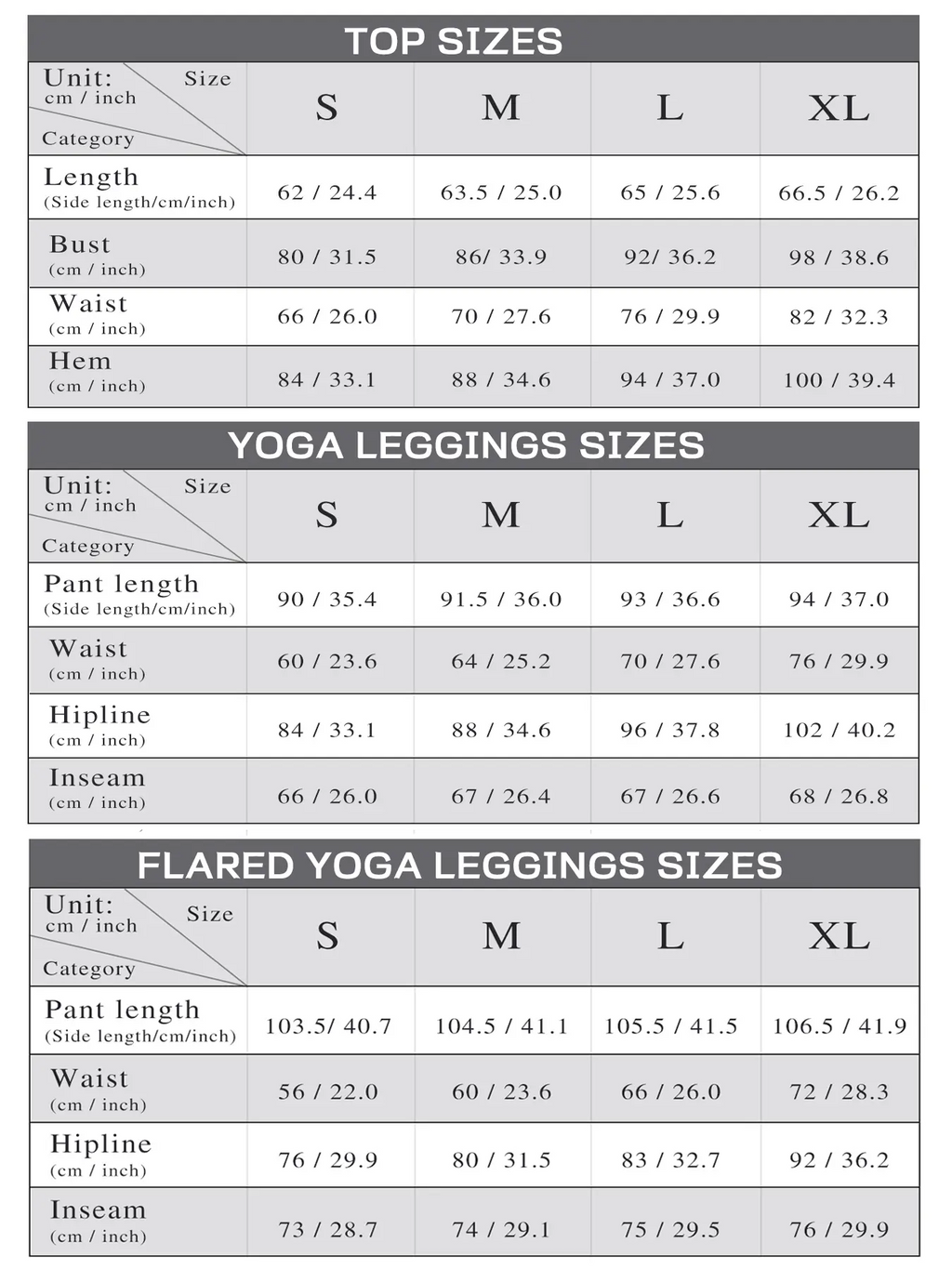 Women's Activewear Set – Jacket, Leggings & Flare Pants