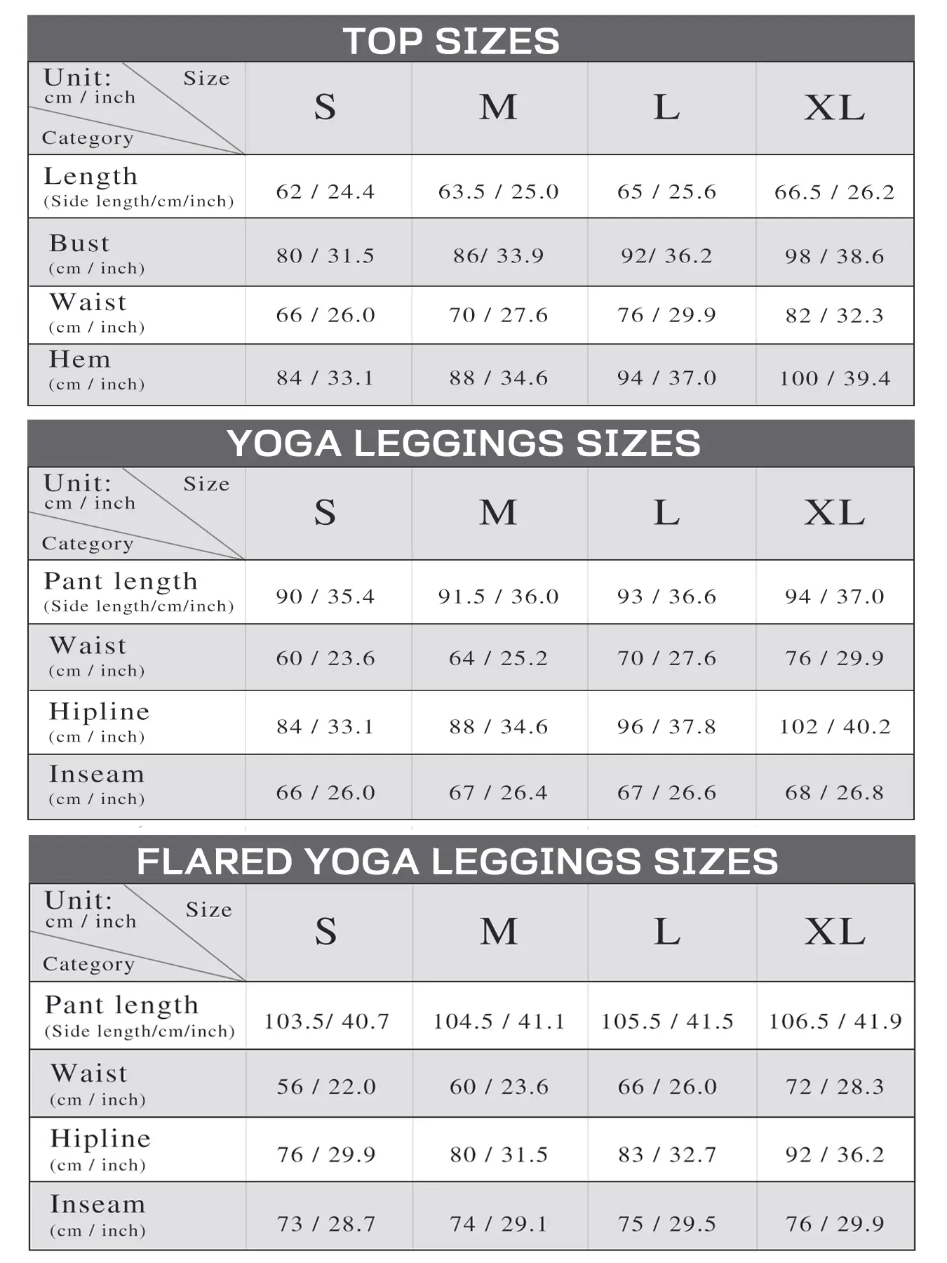 Women's Activewear Set – Jacket, Leggings & Flare Pants