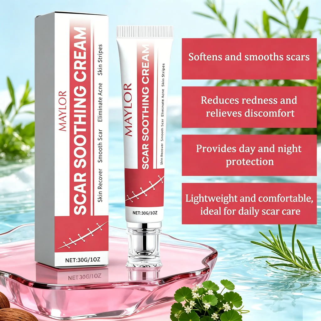 Scar Repair Cream 30g | Centella Asiatica & Shea Butter | Fades Post-Surgery, Keloid, Acne & Burn Scars
