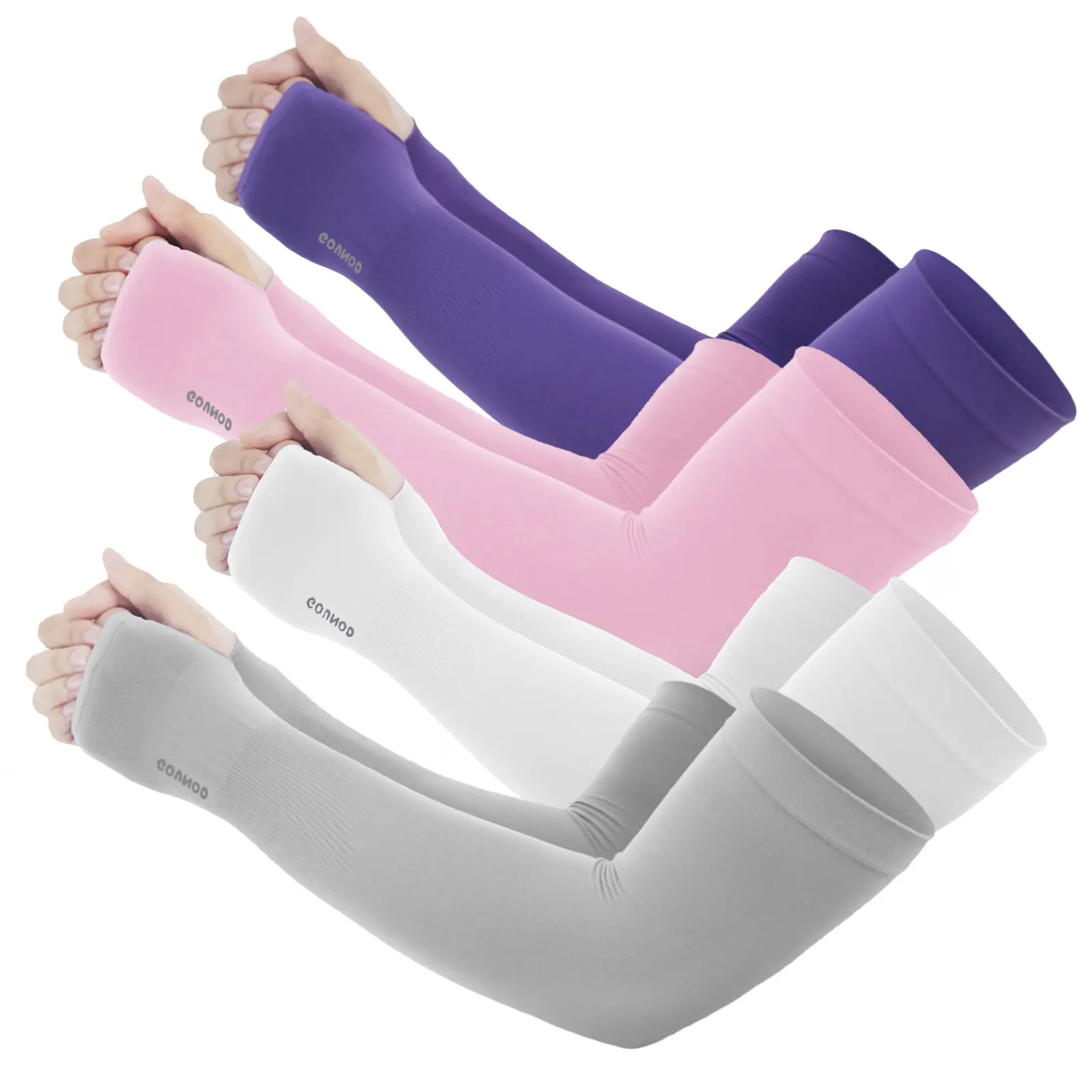 UPF 50+ Sun Protection Arm Sleeves with Thumb & Watch Hole | Men & Women