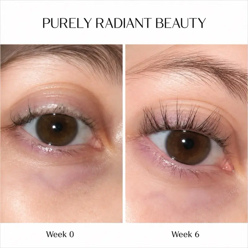 Growth Serum – Organic, Vegan, Prostaglandin-Free – Thicker Longer Lashes – Castor + Rosemary Oil