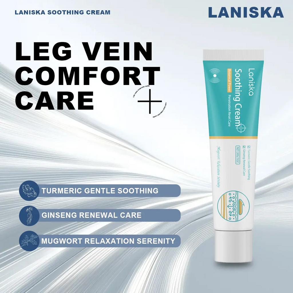 Leg Relief Herbal Cream 30g | Turmeric, Ginseng & Mugwort | Soothing Daily Leg Care | 2/3/5 Pack