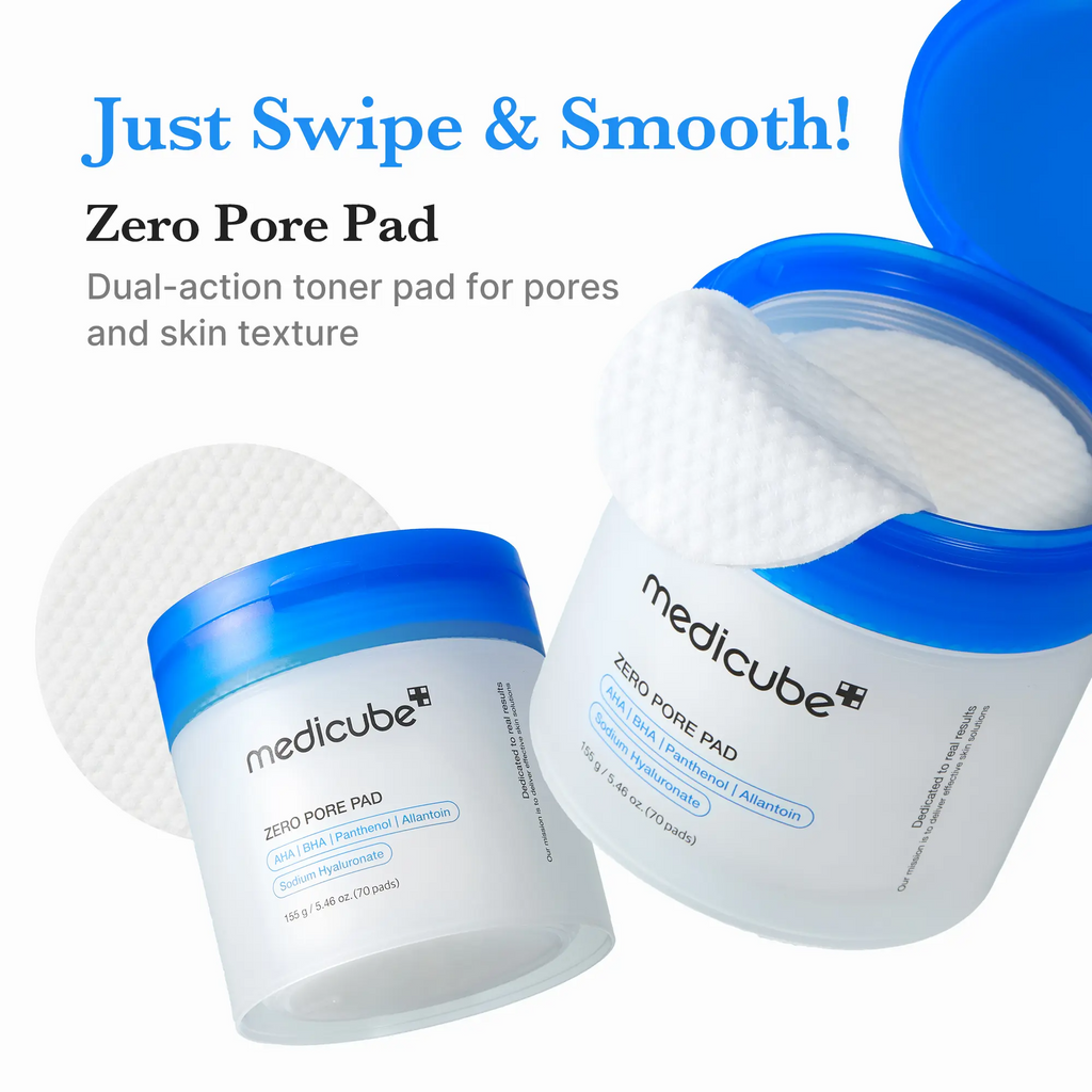 Zero Pore Pads (AHA + BHA) Viral Toner Pads