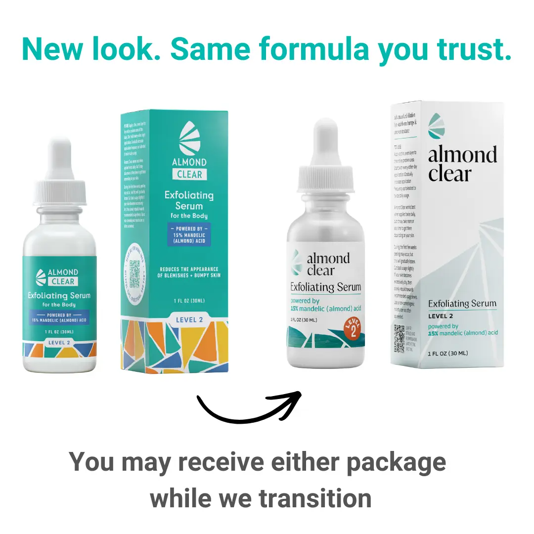 Level 2 Mandelic Acid Serum | Body Acne Treatment, Clear Butt Acne, Folliculitis