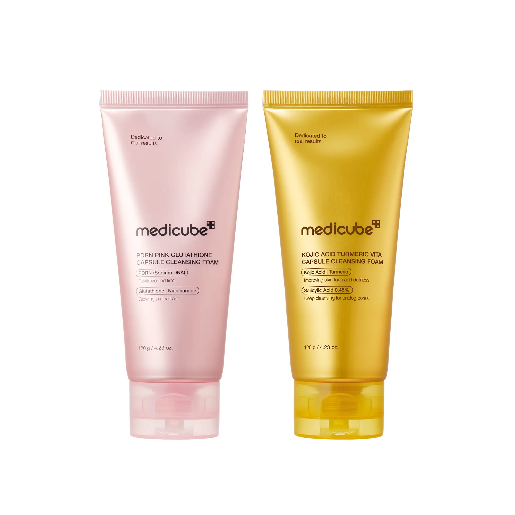 Mix & Match Capsule Cleansing Foam Set | PDRN, Azelaic Acid, Kojic Acid Daily Face Wash for Uneven Skin Tone, Glow Hydration, Brightening