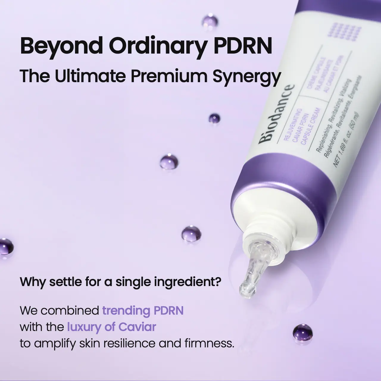 Rejuvenating Caviar  Capsule Cream | Hydrating Face Moisturizer with Caviar Salmon DNA PDRN, Korean Skin Care