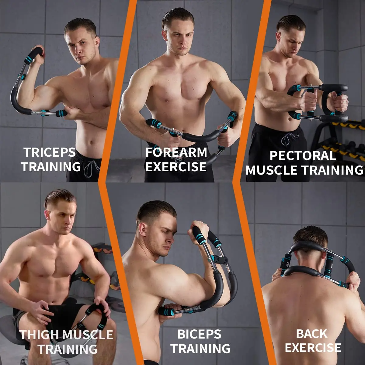 Twister Arm & Chest Trainer | Adjustable Spring Resistance | Full Upper Body Workout | Home Gym Equipment