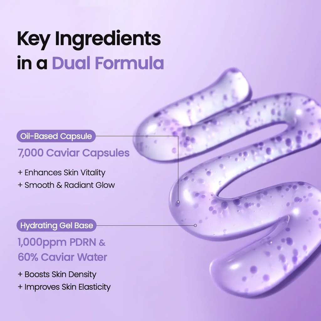Rejuvenating Caviar  Capsule Cream | Hydrating Face Moisturizer with Caviar Salmon DNA PDRN, Korean Skin Care