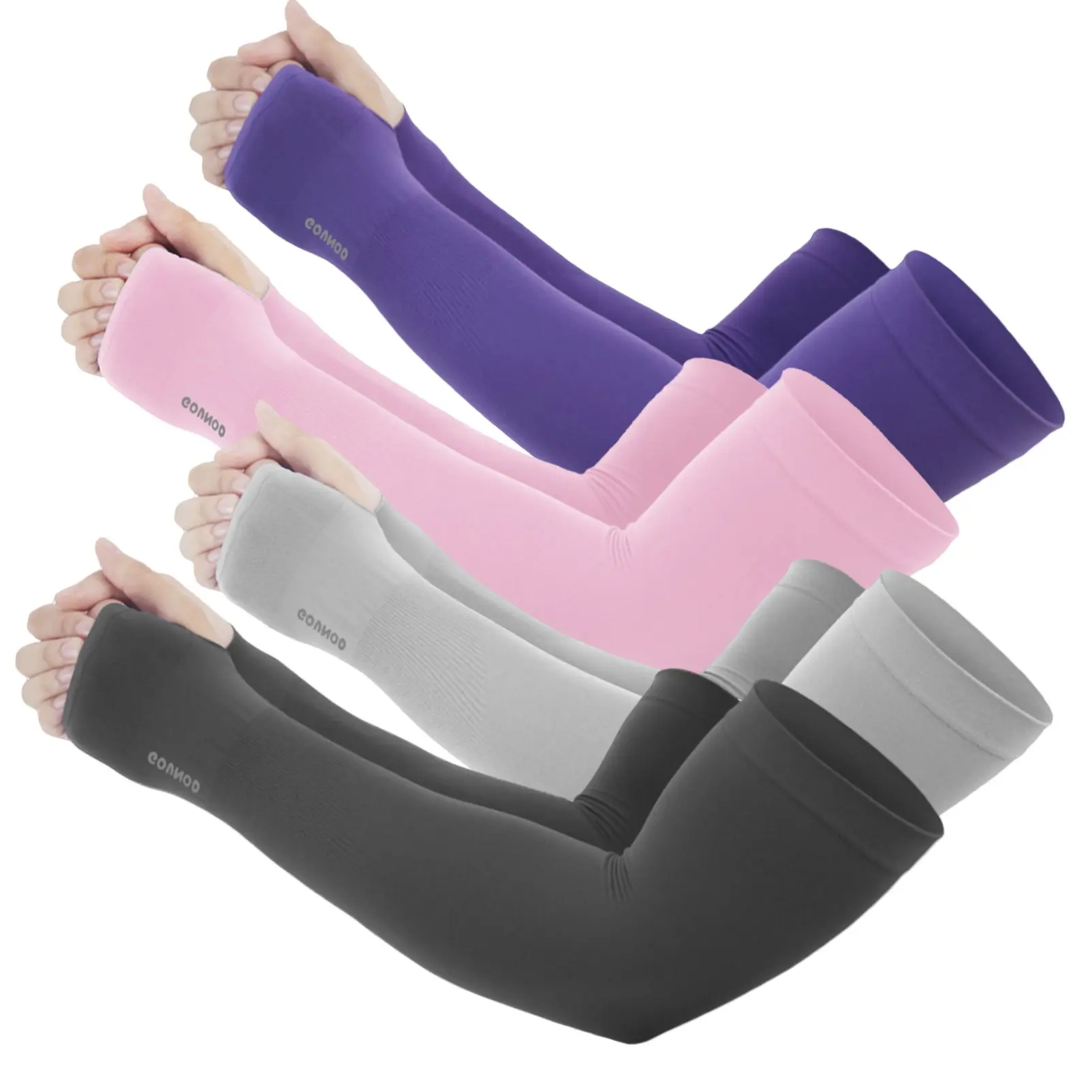 UPF 50+ Sun Protection Arm Sleeves with Thumb & Watch Hole | Men & Women
