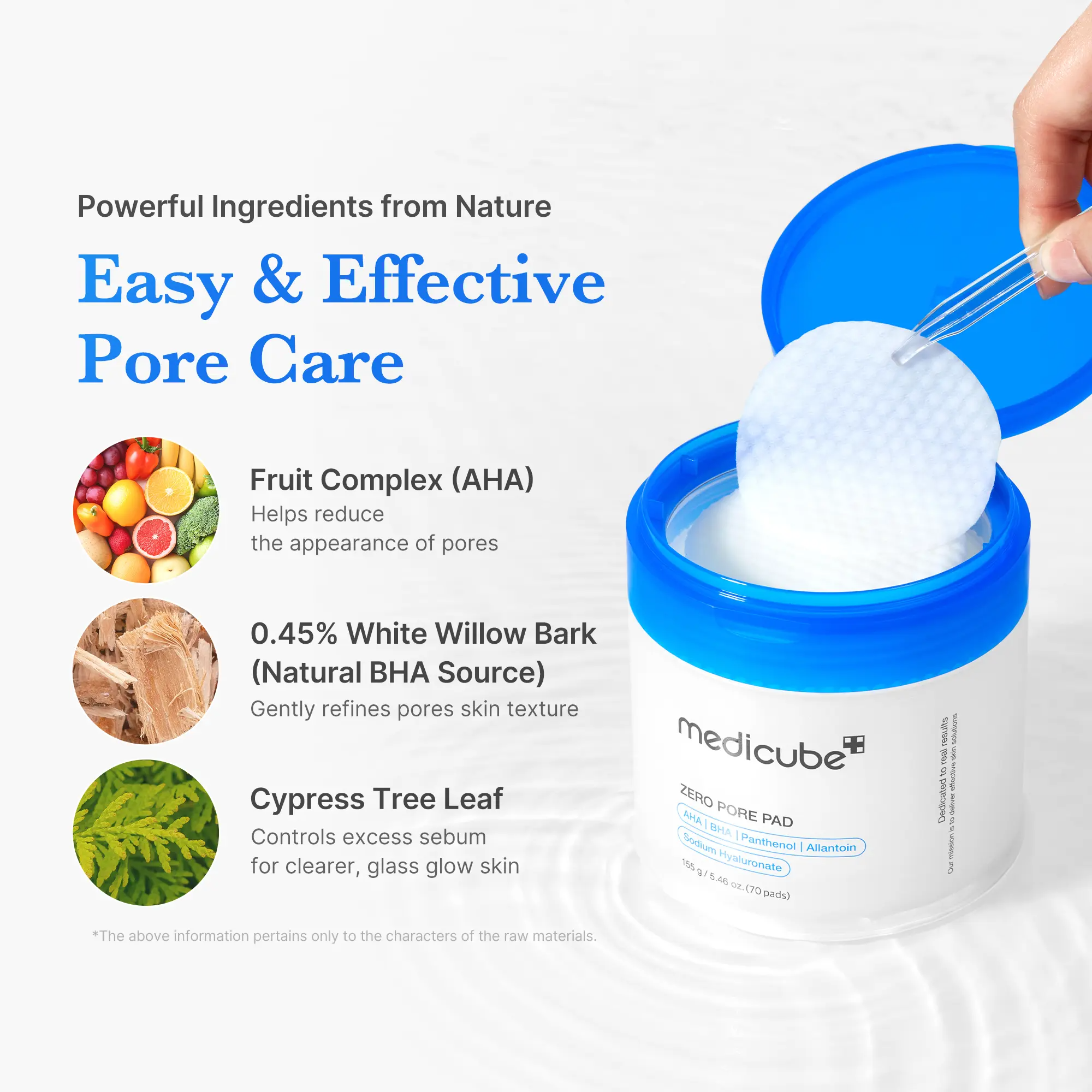 Zero Pore Pads (AHA + BHA) Viral Toner Pads