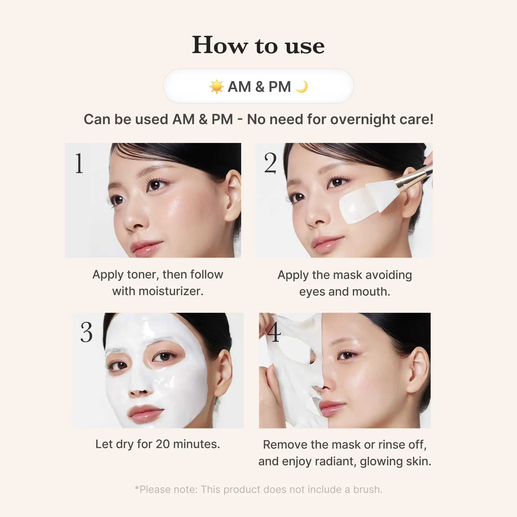 Milky Glow Lock Collagen Duo l Collagen Glazed Milky Glow Wrapping Mask  Collagen Glow Booster Milk Serum for Hydration & Radiance