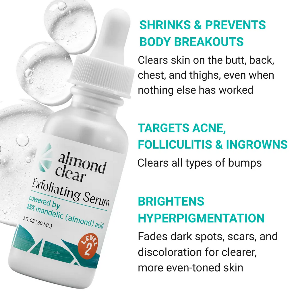 Level 2 Mandelic Acid Serum | Body Acne Treatment, Clear Butt Acne, Folliculitis