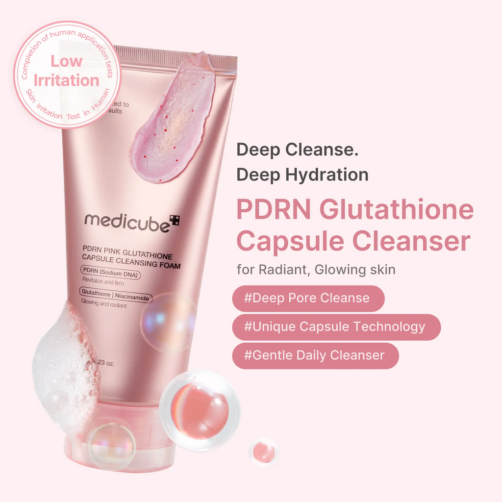 Mix & Match Capsule Cleansing Foam Set | PDRN, Azelaic Acid, Kojic Acid Daily Face Wash for Uneven Skin Tone, Glow Hydration, Brightening
