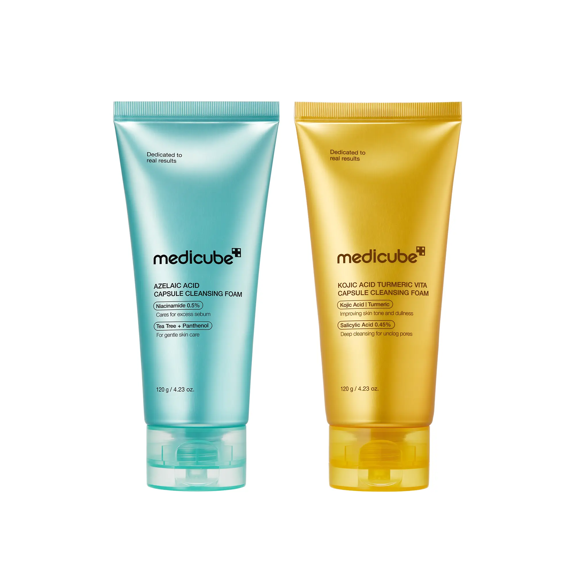 Mix & Match Capsule Cleansing Foam Set | PDRN, Azelaic Acid, Kojic Acid Daily Face Wash for Uneven Skin Tone, Glow Hydration, Brightening