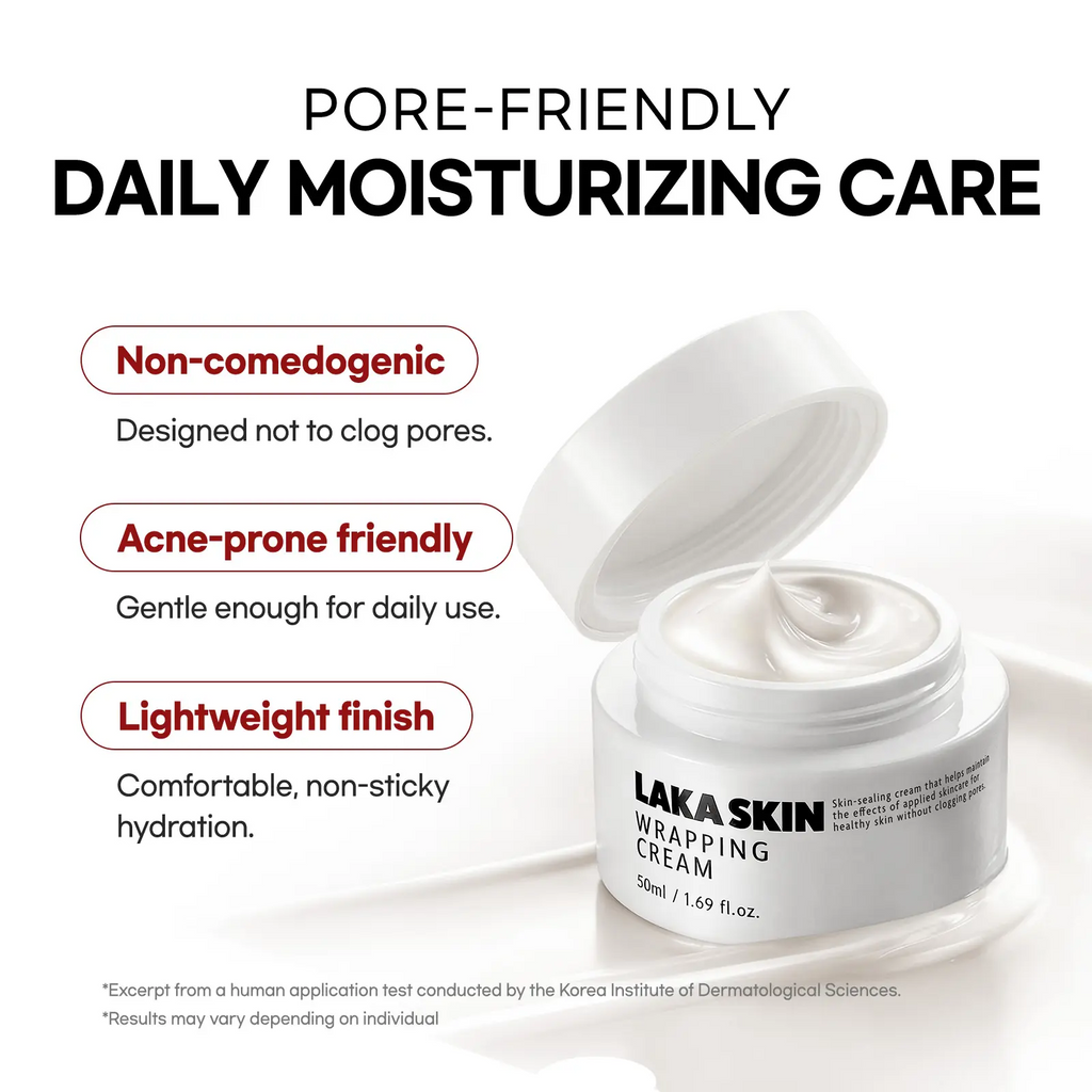 Wrapping CreamㅣMakeup-prepping CreamㅣMaintains applied skincare benefits, boosts hydration