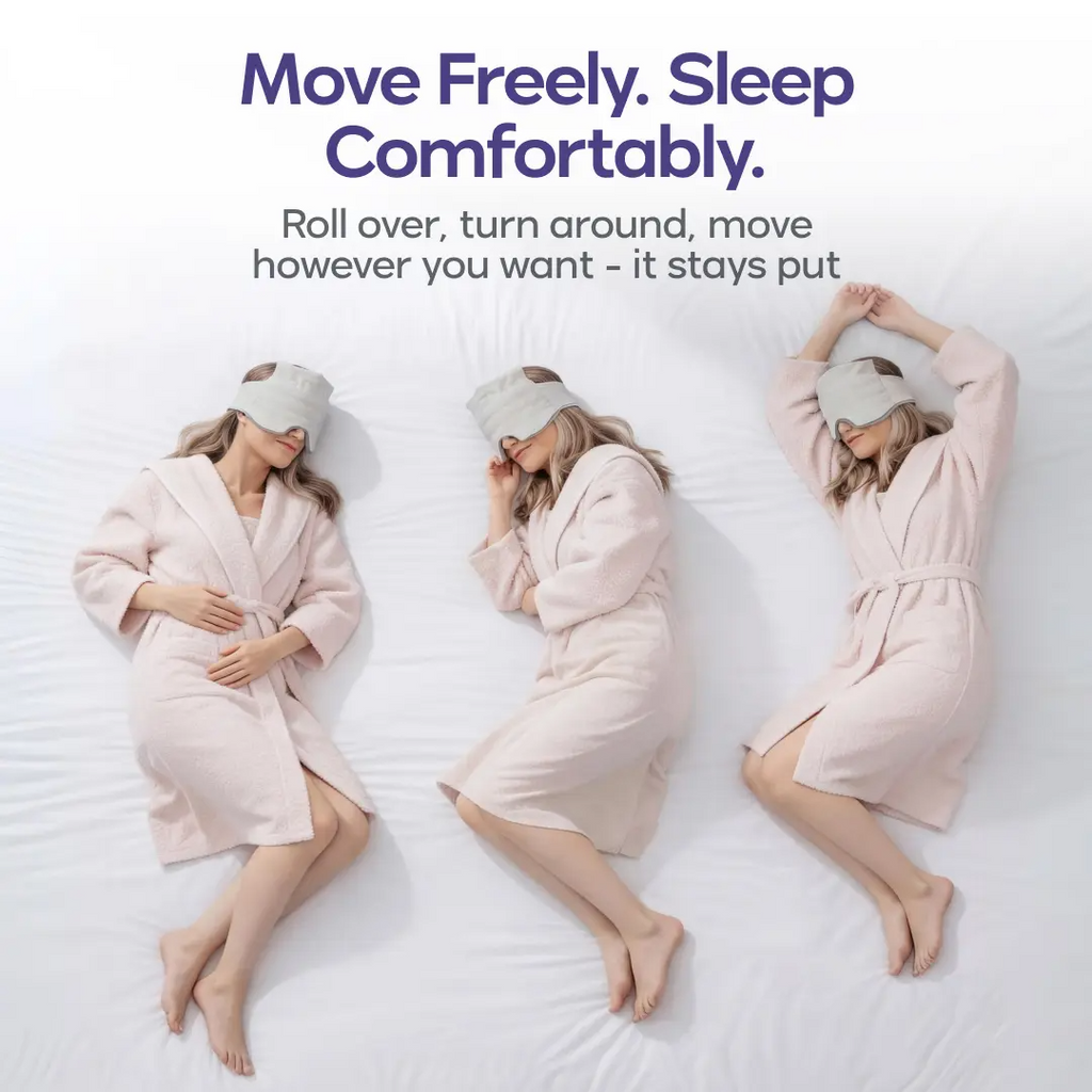 Weighted Eye Mask – Strapless 360° Blackout Sleep Mask