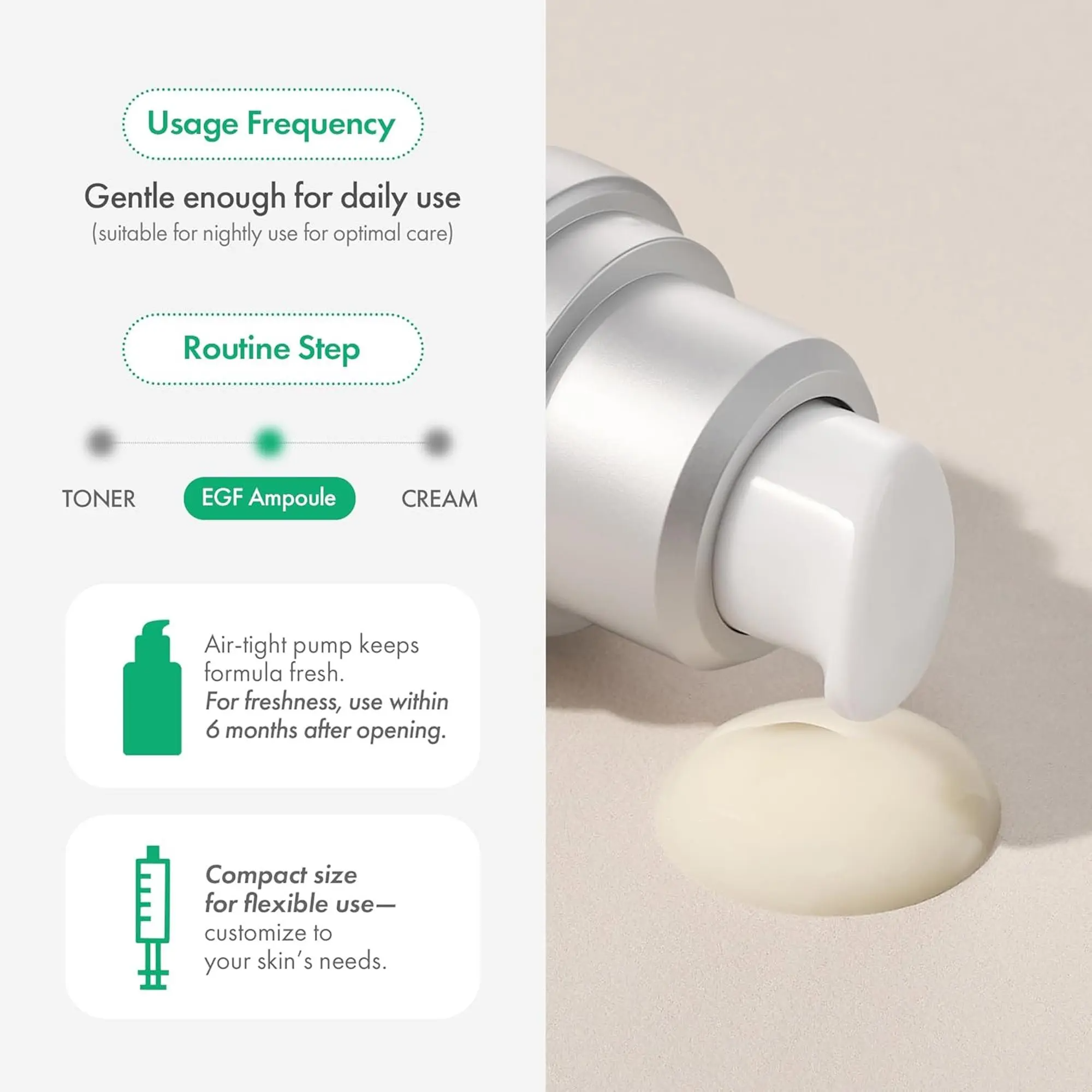 Product Hydrating Skin Serum with Niacinamide and Glutathione for Uneven Skin - Dark Spot Remover - Fast Absorbing Day and Night Ampoule