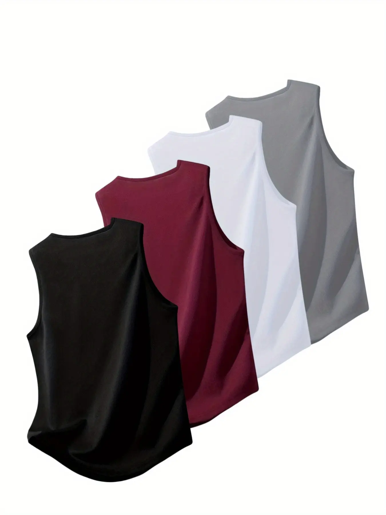 Men's Gym Tank Tops – Breathable Quick-Dry Sleeveless Workout Shirts | 4 & 8 Pack