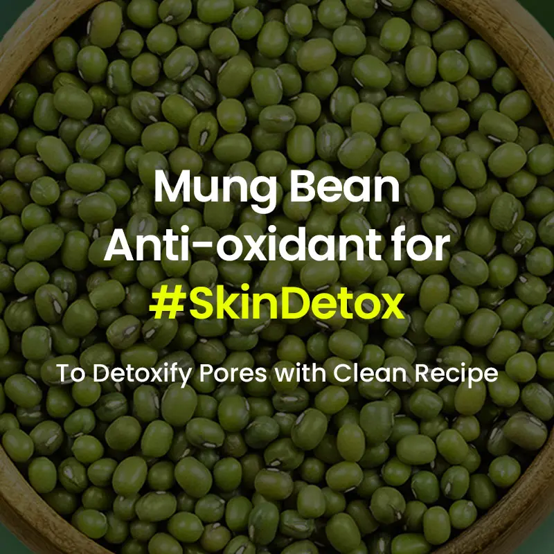 Mung Bean Double Cleansing DUO: Cleansing Oil & Foam for blackhead removal, gentle for sensitive skin.