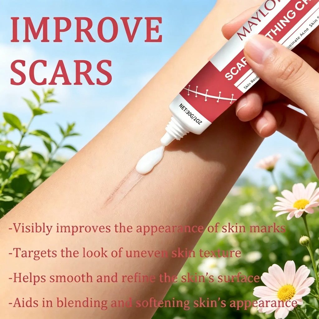 Scar Repair Cream 30g | Centella Asiatica & Shea Butter | Fades Post-Surgery, Keloid, Acne & Burn Scars