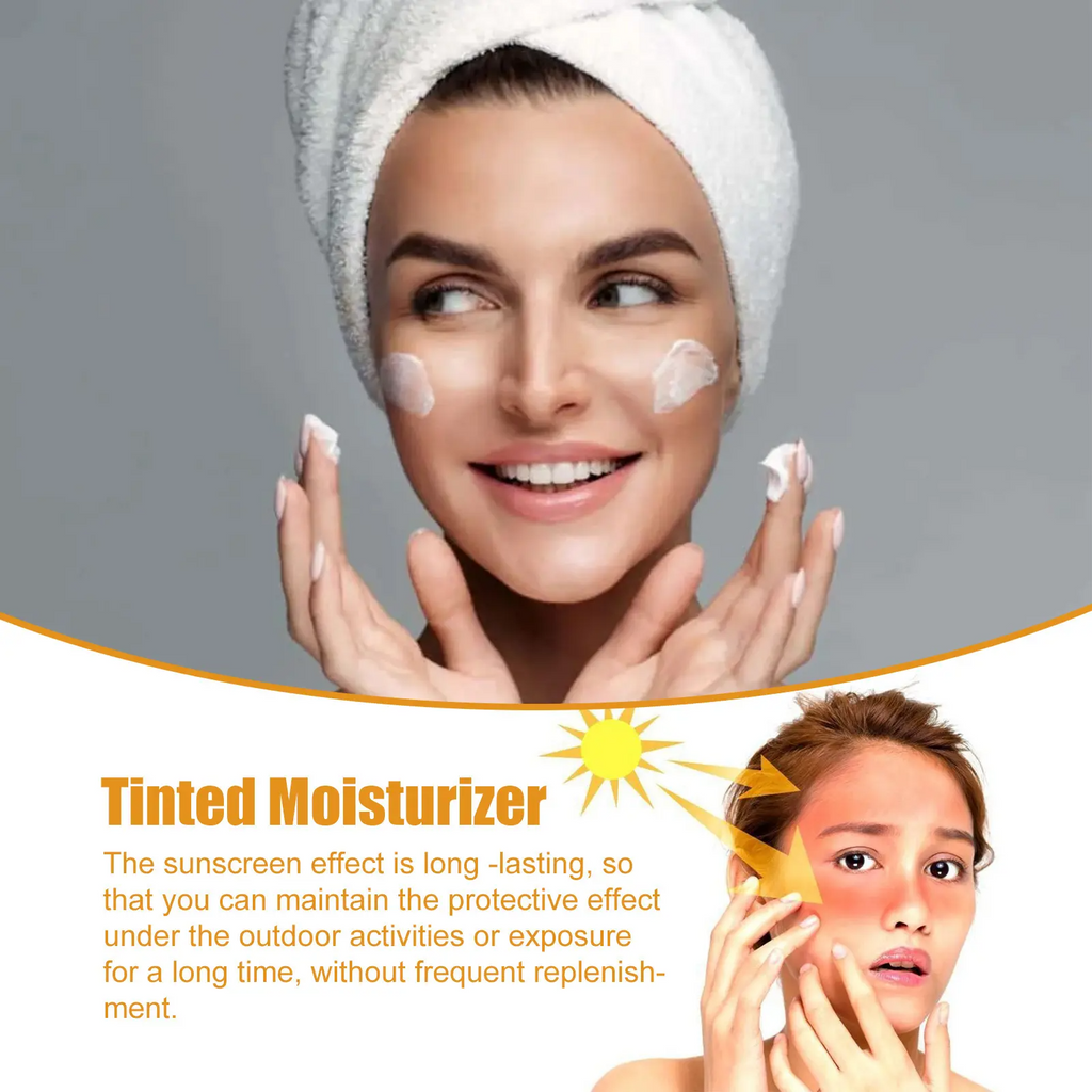 Sunscreen to prevent sunburn and tanning, Universal Tinted Face  Moisturizer Sunscreen