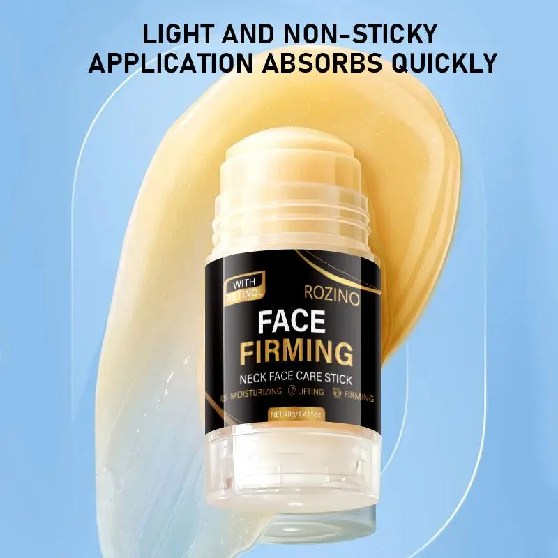 Retinol Firming Facial Moisturizer Care Stick, 40 g / 1.41 oz, Lifts & Reduces Wrinkles on the Face & Neck