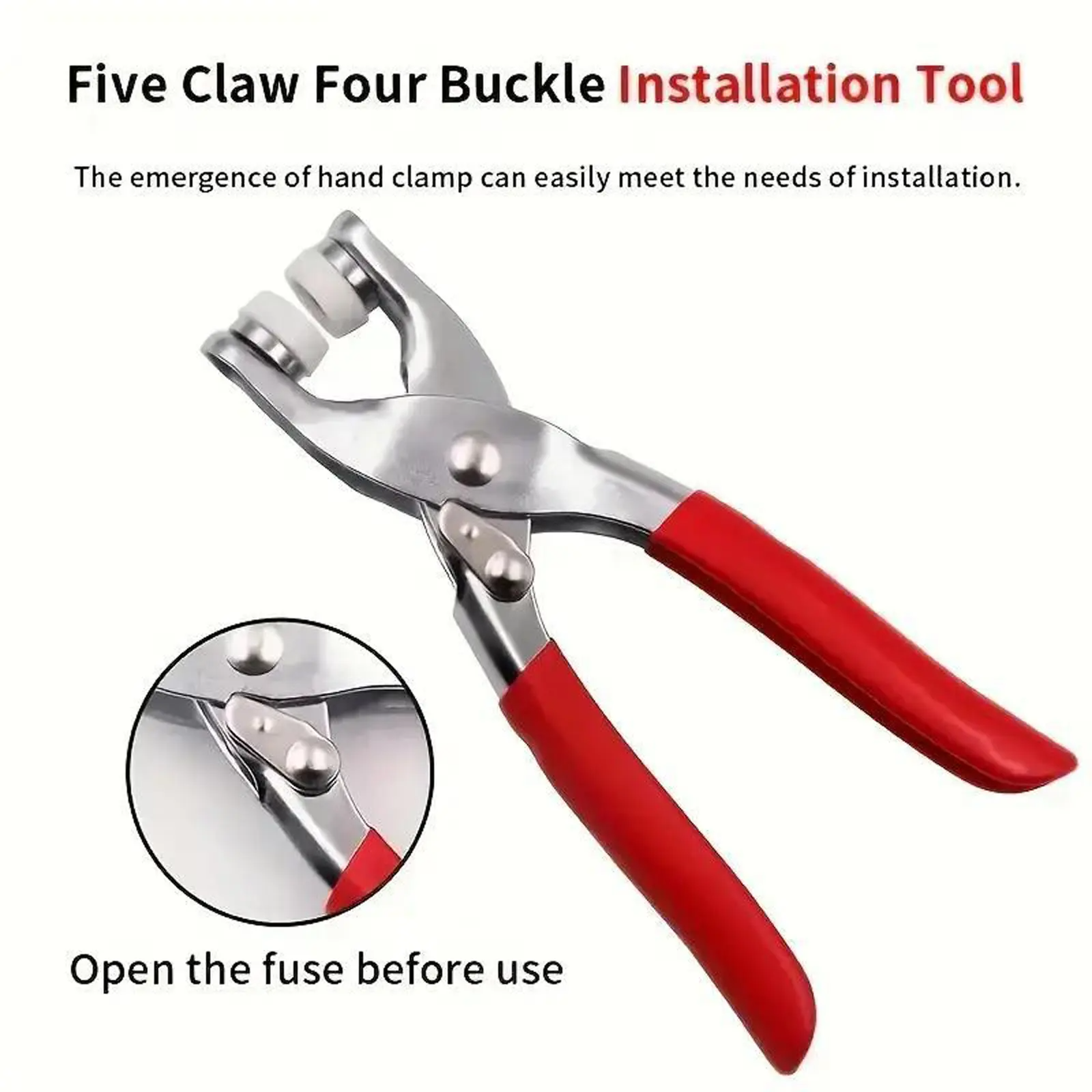 100Pcs Metal Snap Button Kit with Pliers | Stainless Steel Press Studs | DIY Sewing & Garment Repair