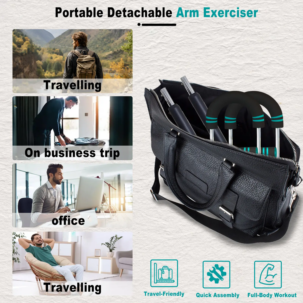 Twister Arm & Chest Trainer | Adjustable Spring Resistance | Full Upper Body Workout | Home Gym Equipment