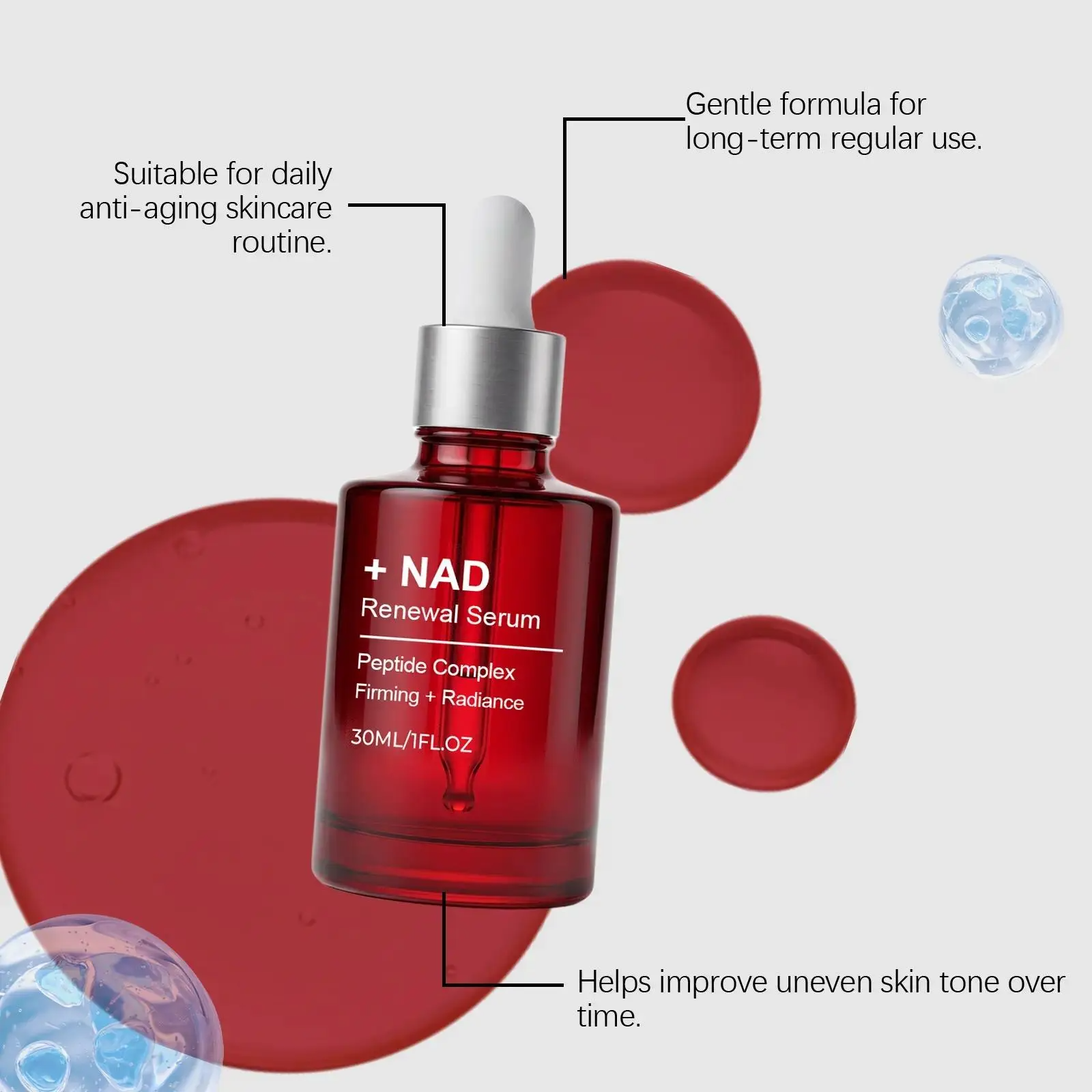 Firming Complex Serum | Cares for Look of Fine Lines, Skin Elasticity & Firmness For Youthful-looking Skin (30ml / 1.01 fl. oz.) 、