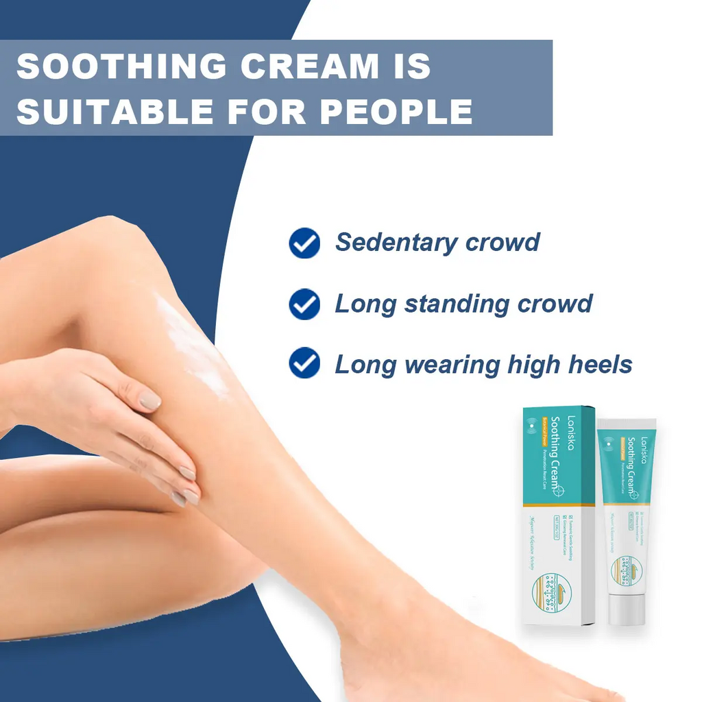 Leg Relief Herbal Cream 30g | Turmeric, Ginseng & Mugwort | Soothing Daily Leg Care | 2/3/5 Pack