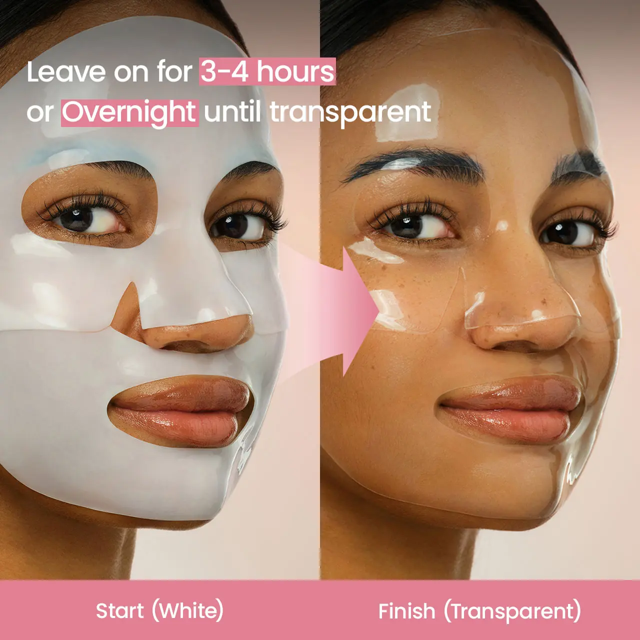 Hydrogel Face Masks, Caffeine for tired Eyes, Anti-Aging, Skin Plumper, Glow Skin, Pore Tightening