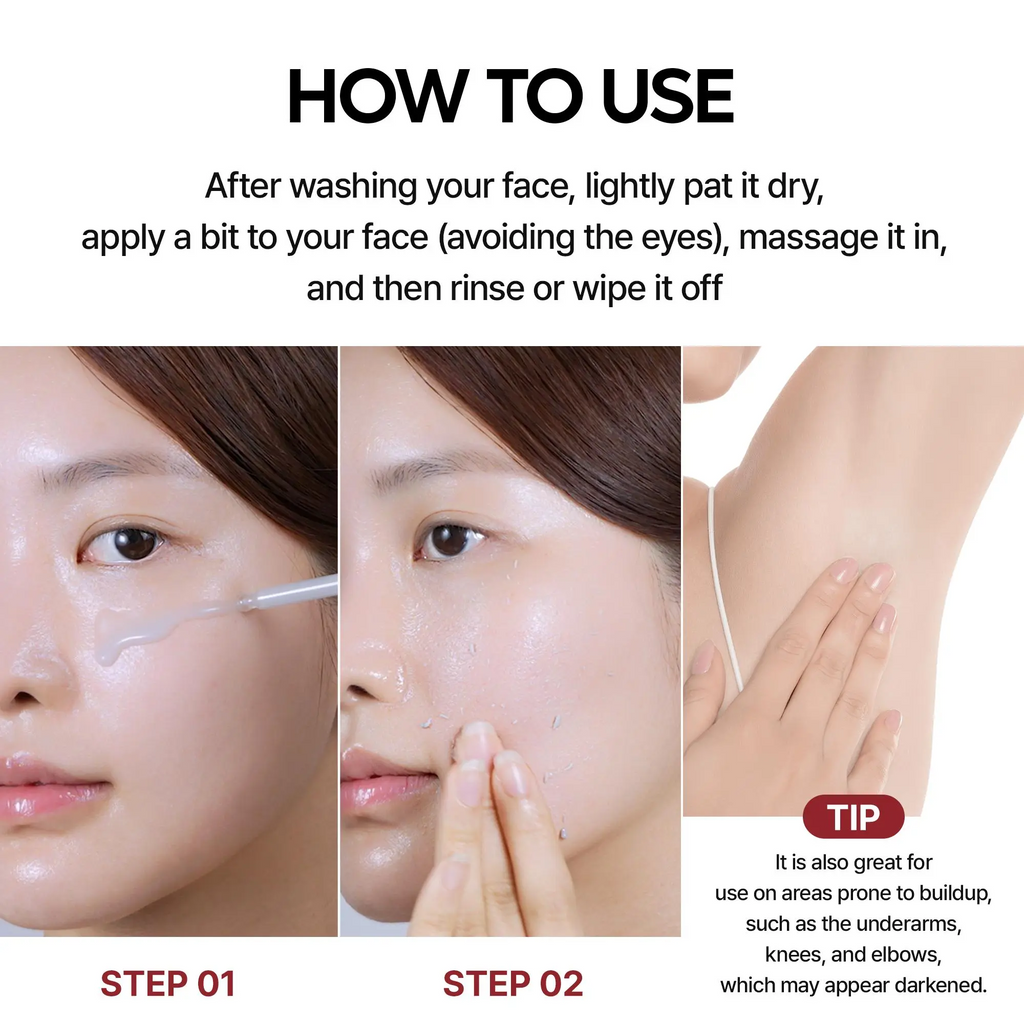 Glow Rice Ampoule Duo - Gentle Exfoliator for Glowing, Smooth Skin | Blackhead Whitehead Care |