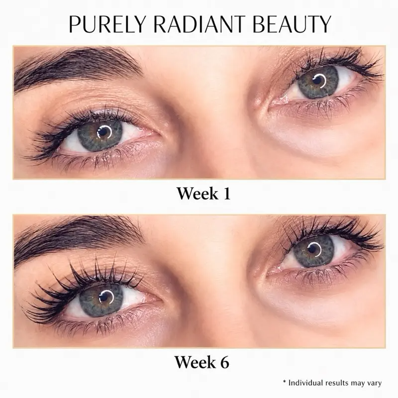 Growth Serum – Organic, Vegan, Prostaglandin-Free – Thicker Longer Lashes – Castor + Rosemary Oil